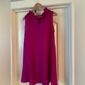 Glam hot pink mini dress